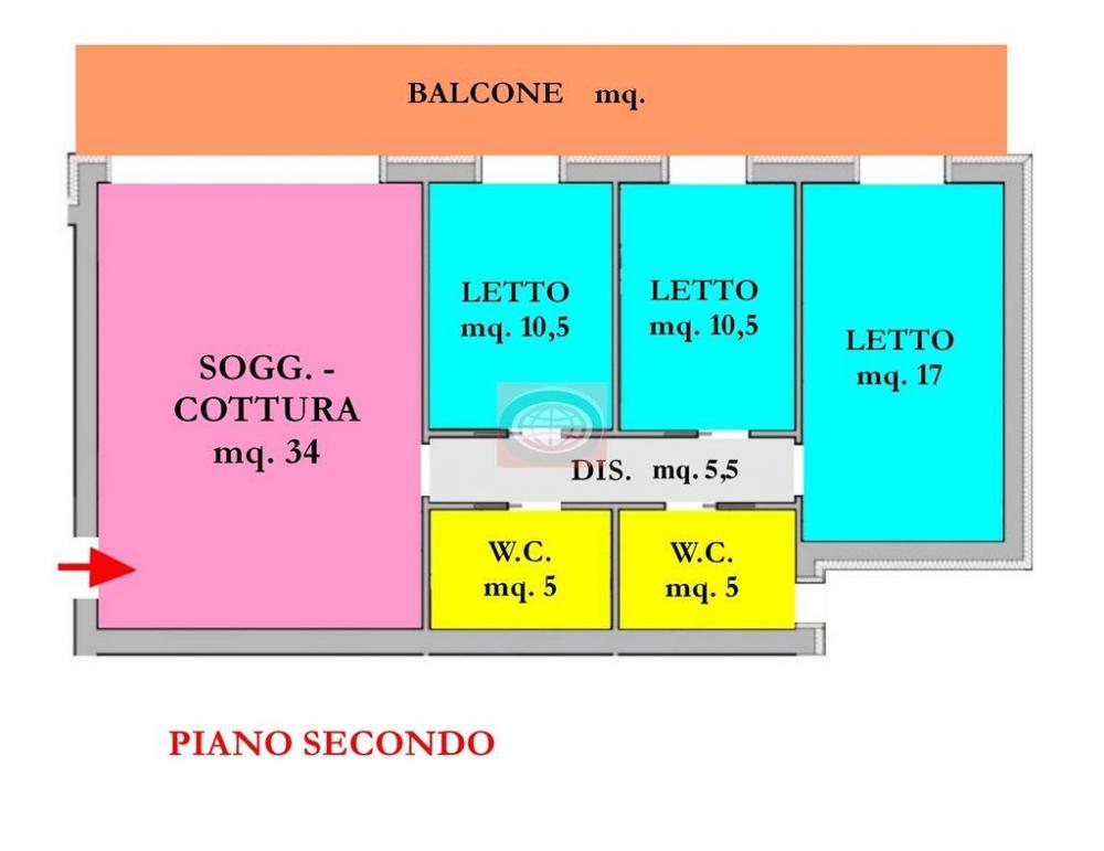 appartamento in vendita a Cesena in zona Torre del Moro