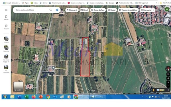 terreno agricolo in vendita a Cesena in zona Fiorenzuola
