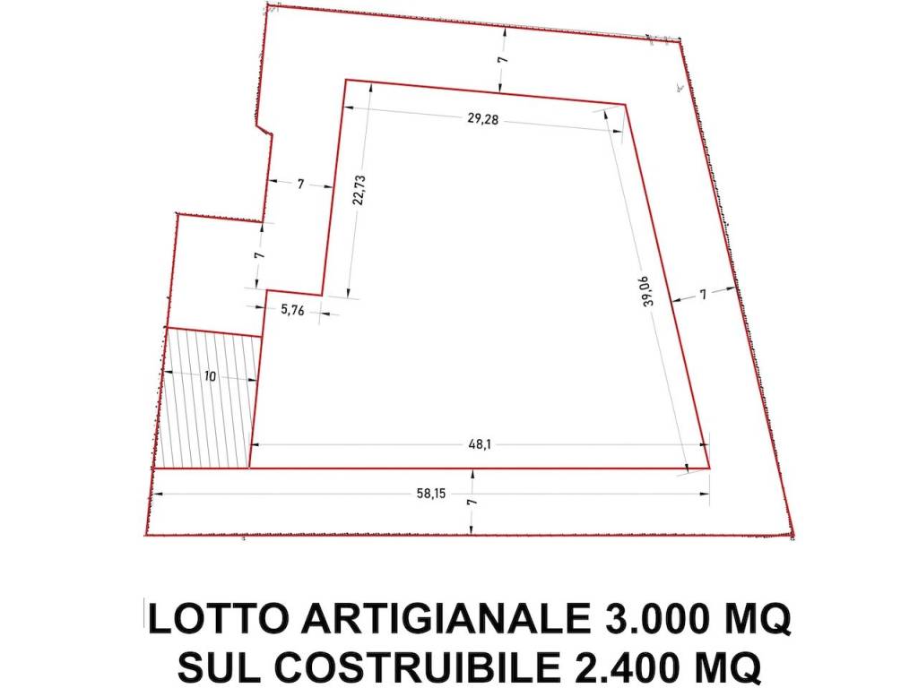 terreno edificabile in vendita a Cesena in zona Torre del Moro