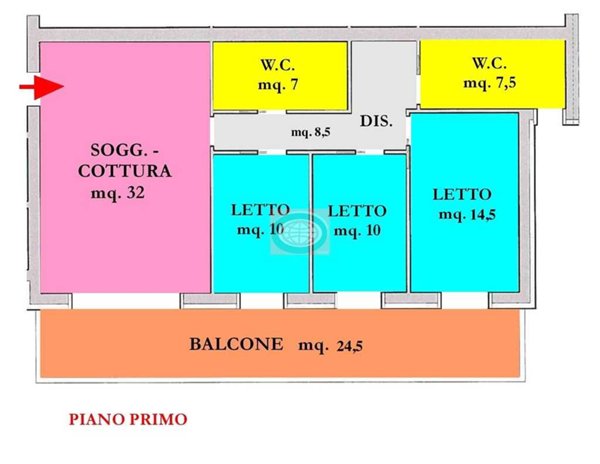 appartamento in vendita a Cesena in zona Torre del Moro