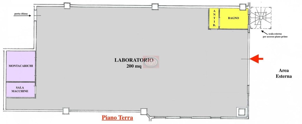 locale commerciale in vendita a Cesena in zona Vigne