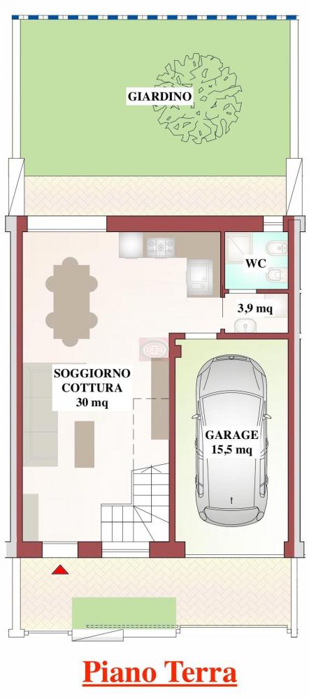 casa indipendente in vendita a Cesena in zona Marcorano