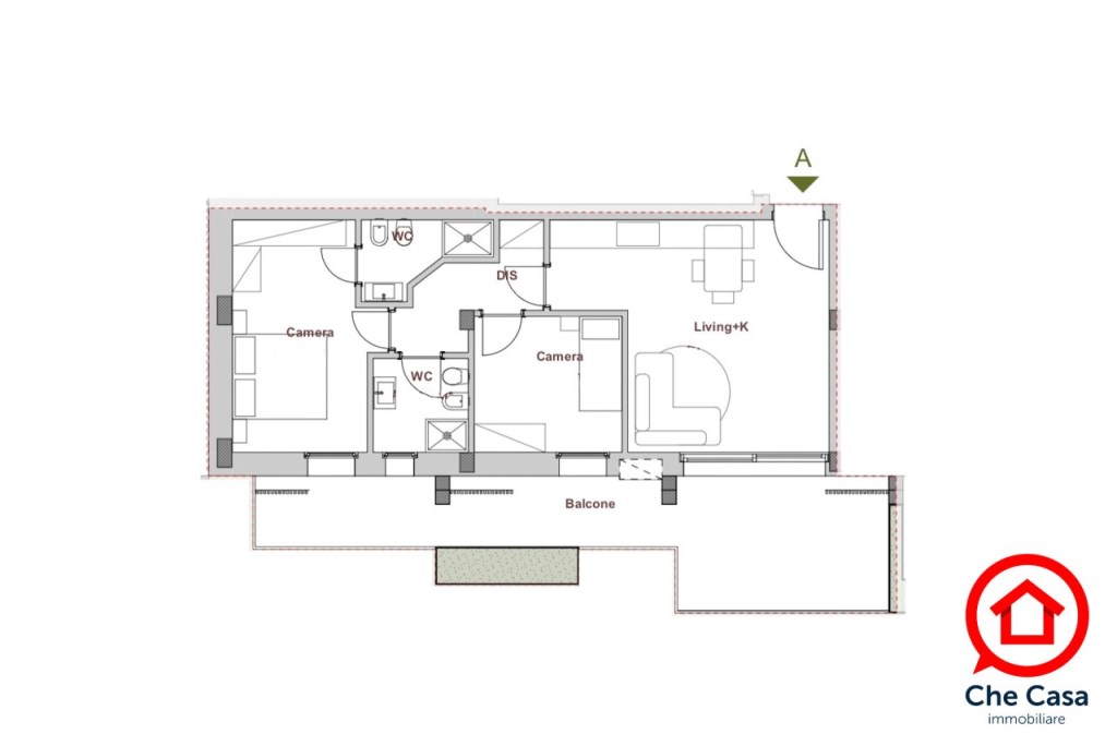 appartamento in vendita a Cesena in zona Centro Storico