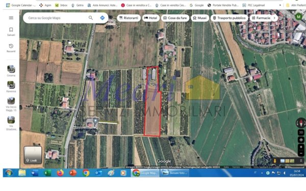 terreno agricolo in vendita a Cesena in zona Fiorenzuola