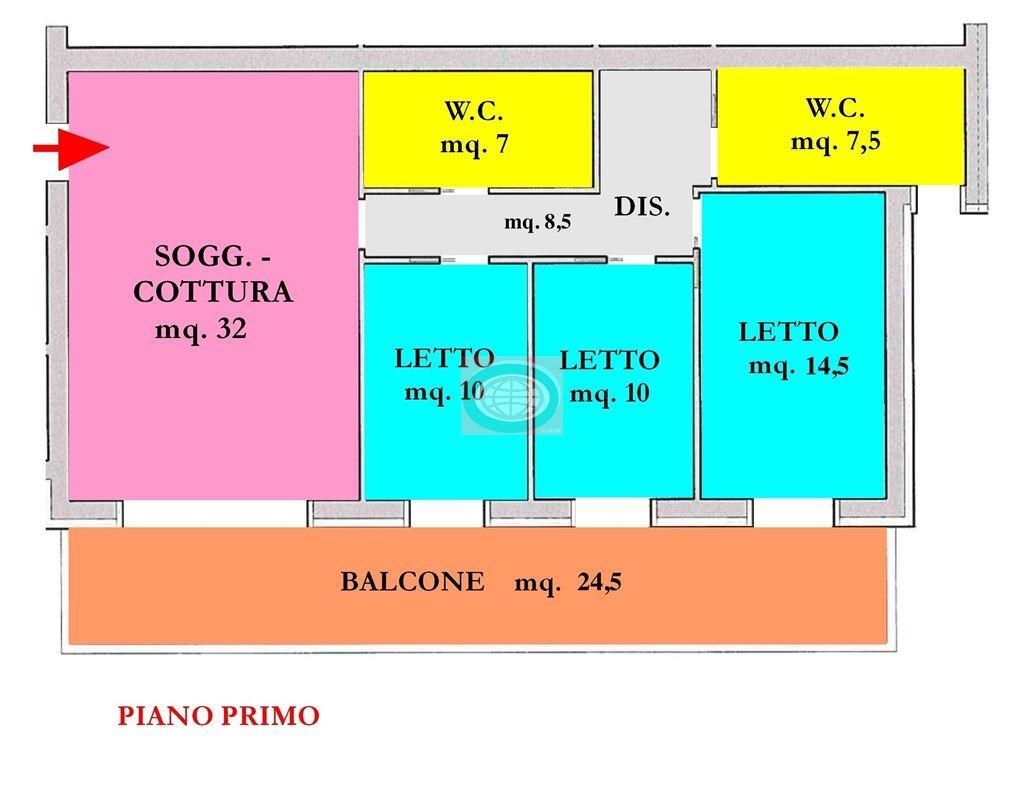 appartamento in vendita a Cesena in zona Torre del Moro