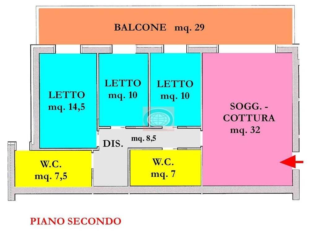 appartamento in vendita a Cesena in zona Torre del Moro