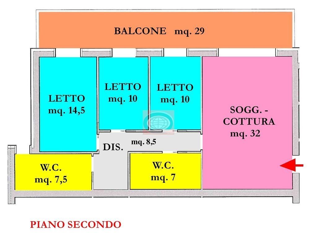 appartamento in vendita a Cesena in zona Torre del Moro