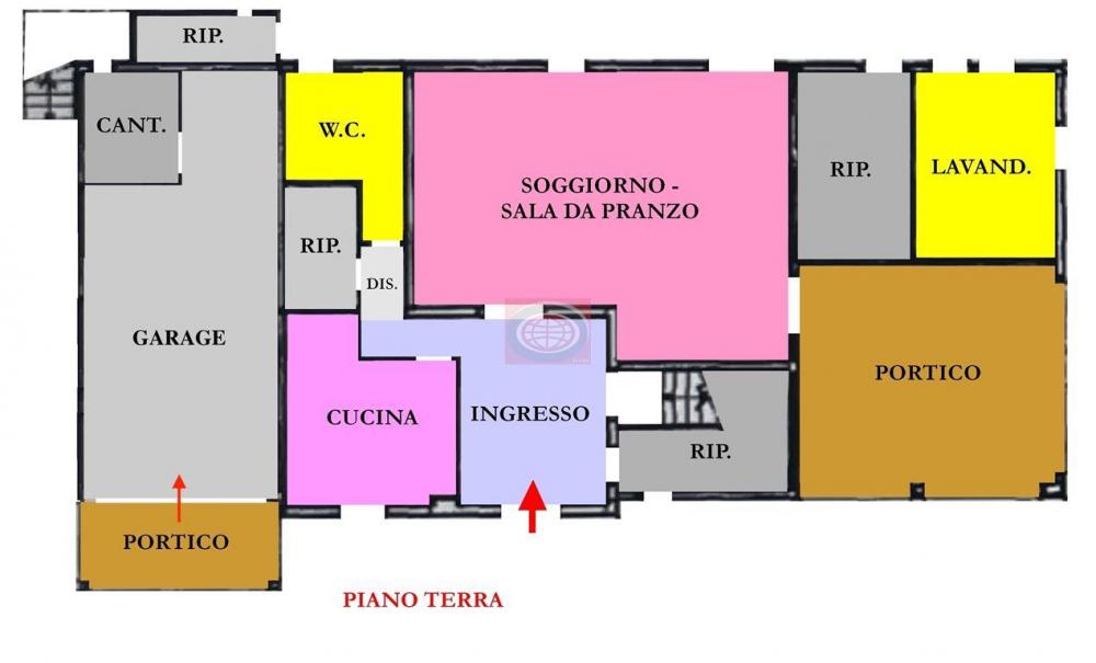 casa indipendente in vendita a Cesena in zona Ponte Pietra