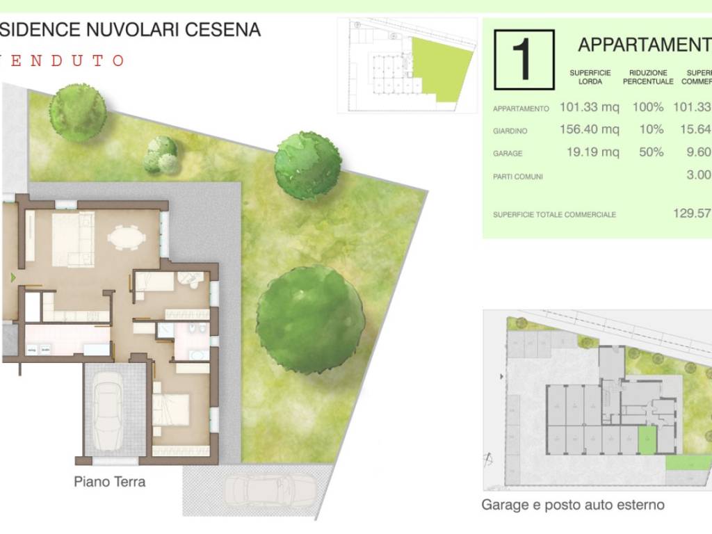 appartamento in vendita a Cesena in zona San Rocco