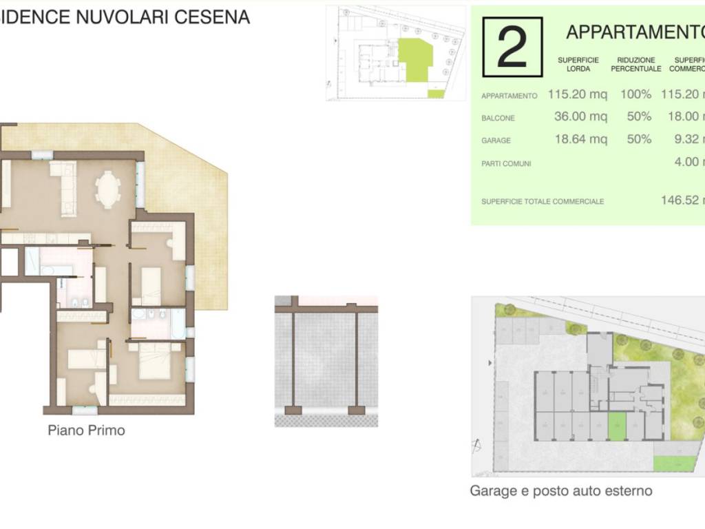 appartamento in vendita a Cesena in zona Torre del Moro