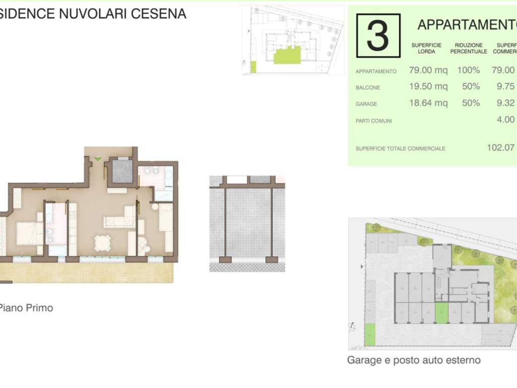 appartamento in vendita a Cesena in zona San Rocco