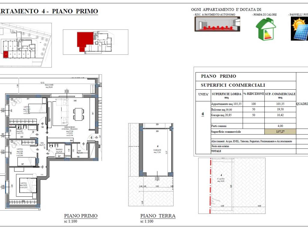 appartamento in vendita a Cesena in zona Torre del Moro