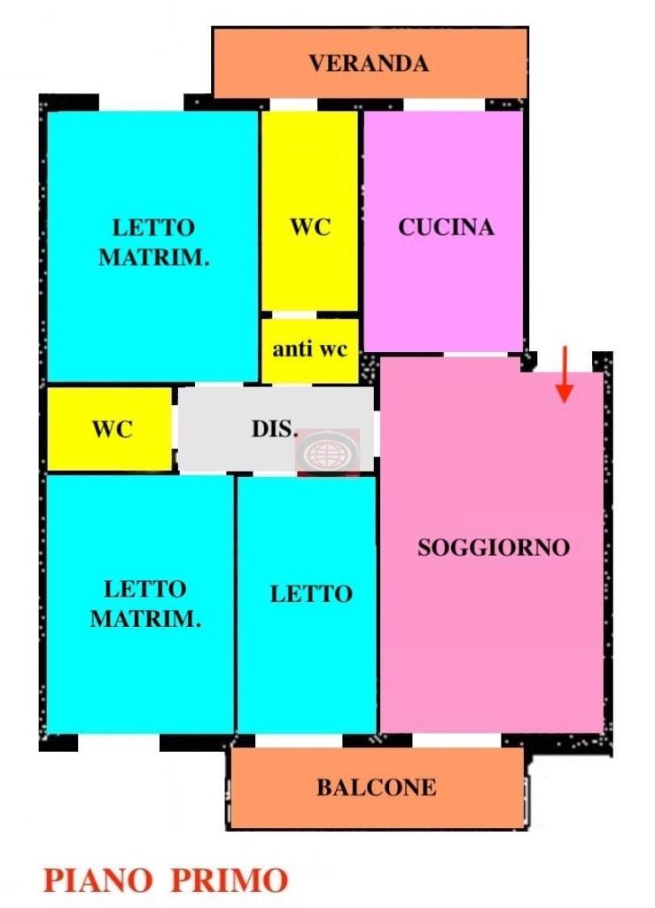 appartamento in vendita a Cesena in zona Sant'Egidio