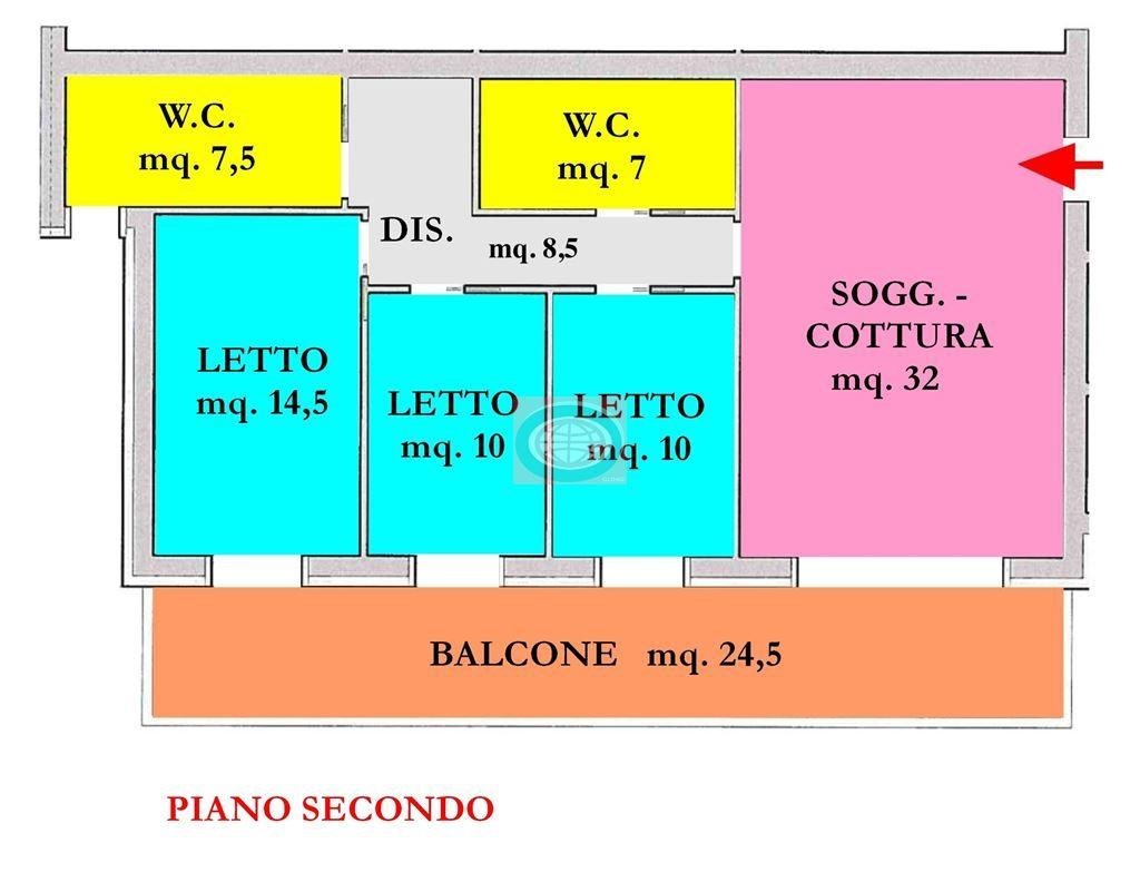 appartamento in vendita a Cesena in zona Torre del Moro