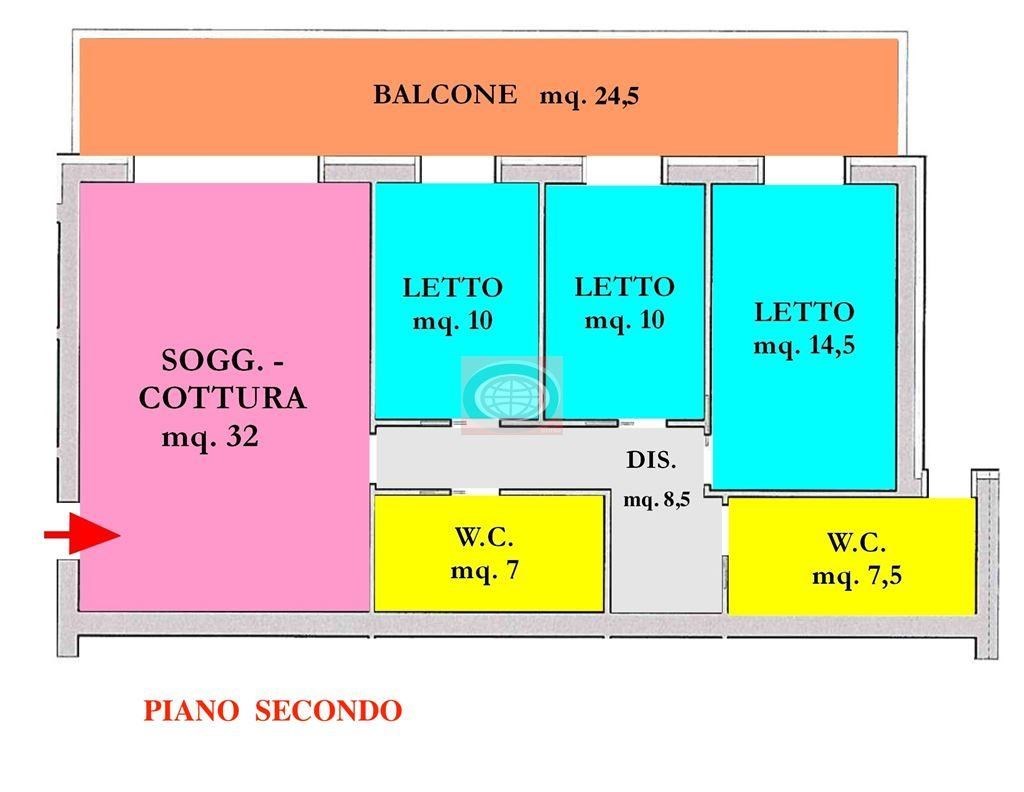 appartamento in vendita a Cesena in zona Torre del Moro
