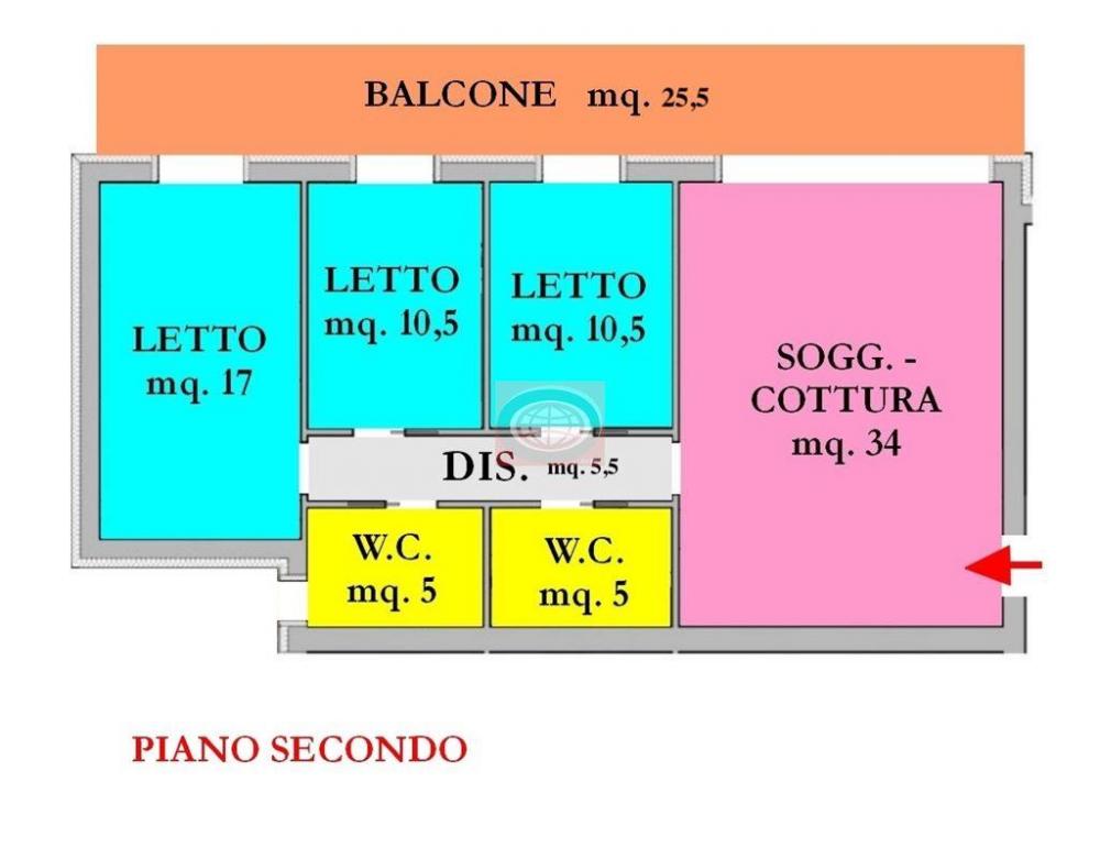 appartamento in vendita a Cesena in zona Torre del Moro