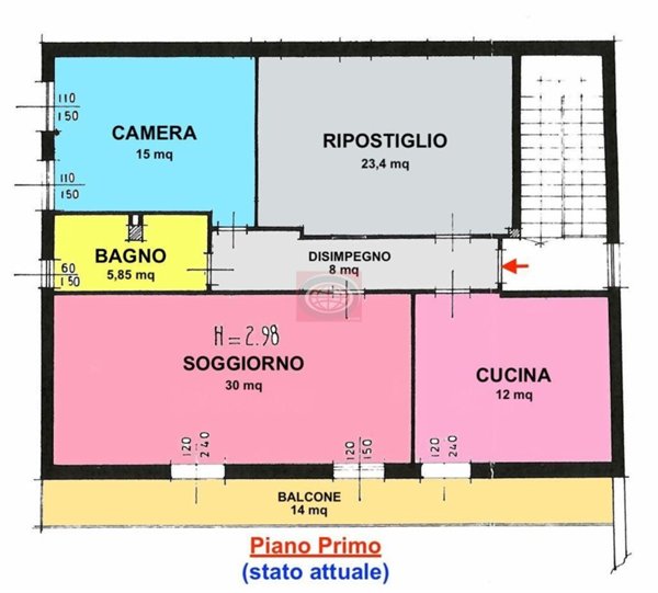 appartamento in vendita a Cesena in zona San Vittore