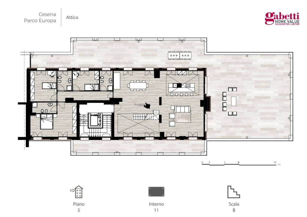 appartamento in vendita a Cesena in zona Centro Storico