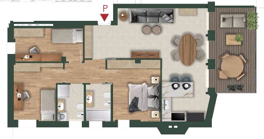 appartamento in vendita a Cesena in zona Barriera