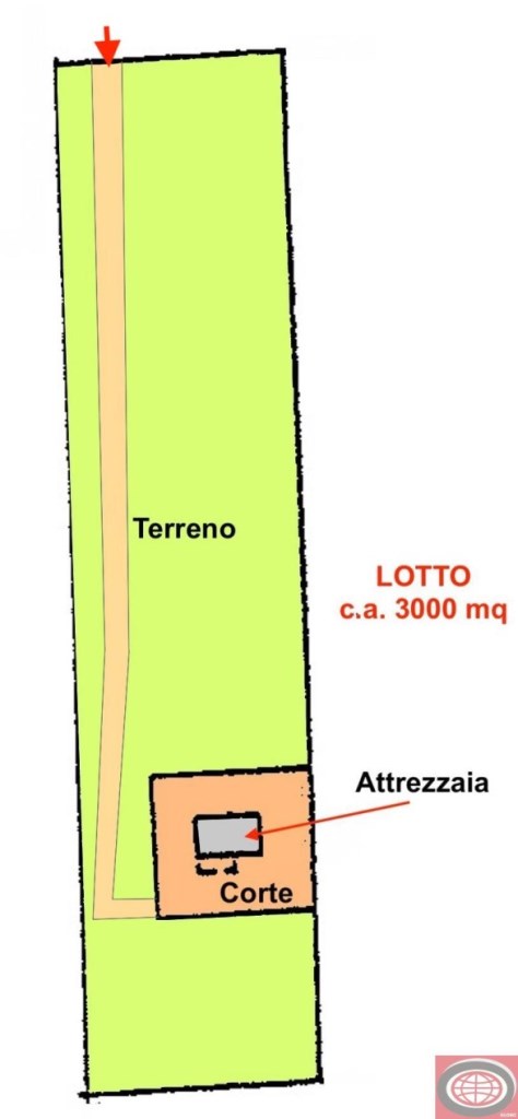 casale in vendita a Cesena in zona Bagnile
