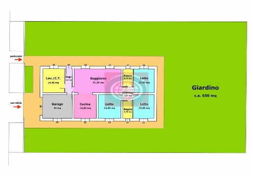 casa indipendente in vendita a Cesena in zona San Giorgio