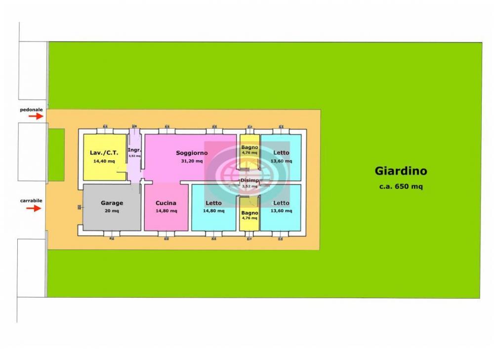 casa indipendente in vendita a Cesena in zona San Giorgio