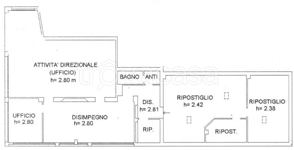 ufficio in vendita a Cesena in zona Centro Storico