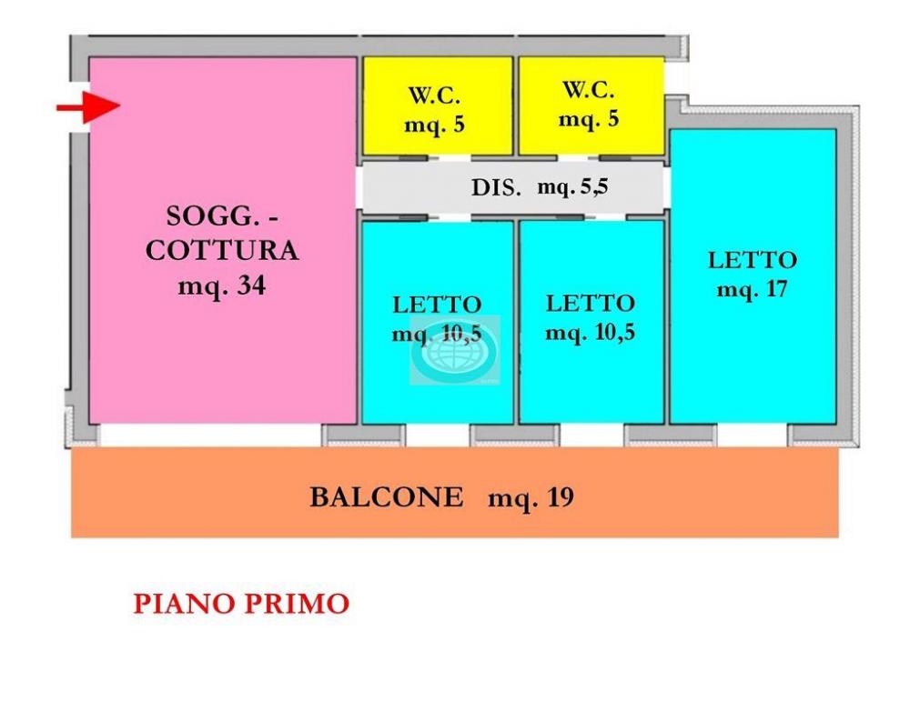 appartamento in vendita a Cesena in zona Torre del Moro