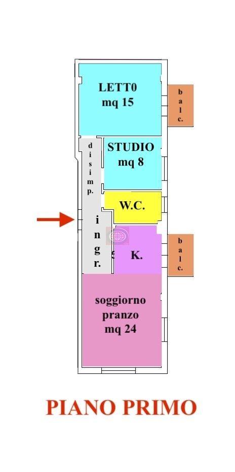 appartamento in vendita a Cesena in zona Centro Storico
