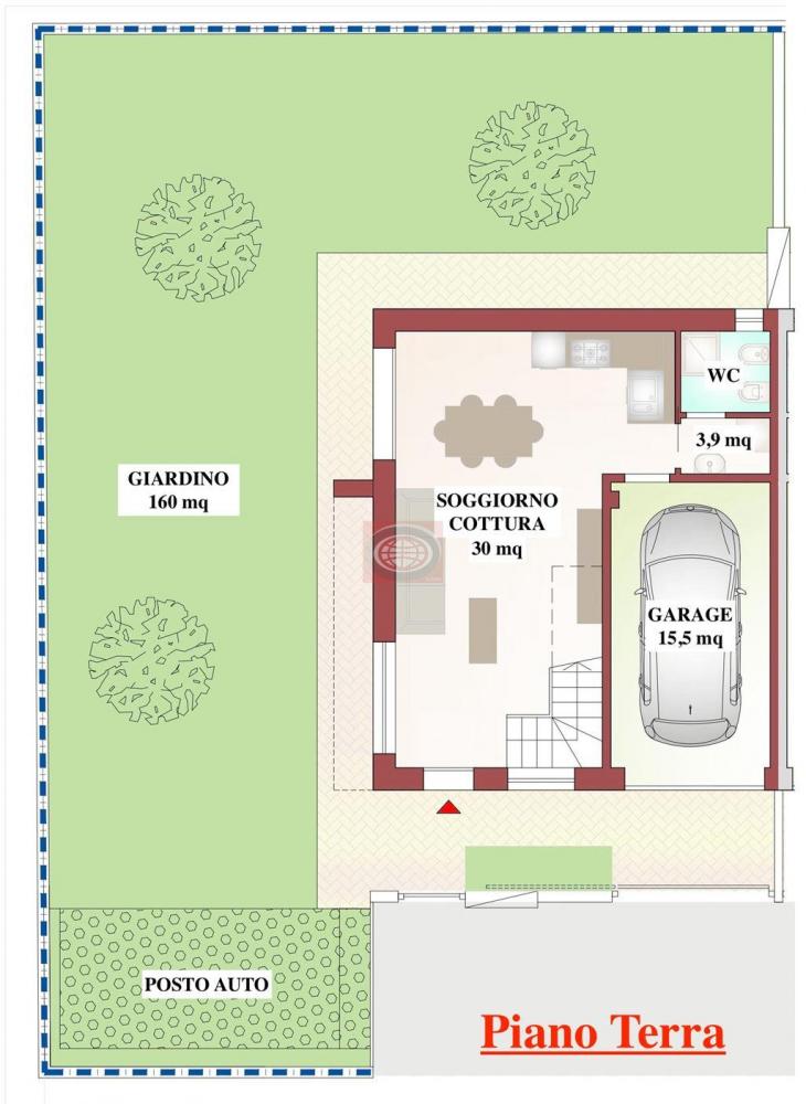 casa indipendente in vendita a Cesena in zona Marcorano