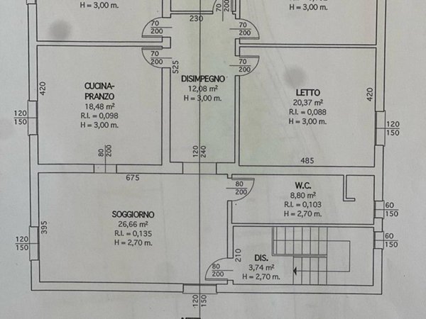 appartamento in vendita a Cesena in zona Ponte Pietra