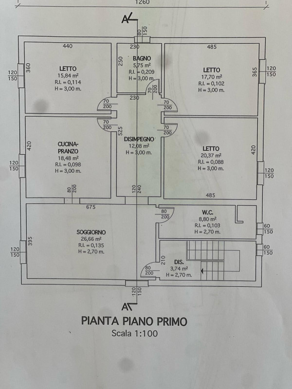 appartamento in vendita a Cesena in zona Ponte Pietra