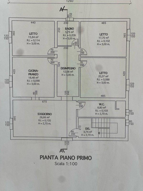 appartamento in vendita a Cesena in zona Ponte Pietra