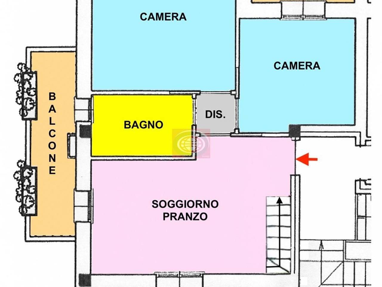 appartamento in vendita a Cesena in zona Marcorano