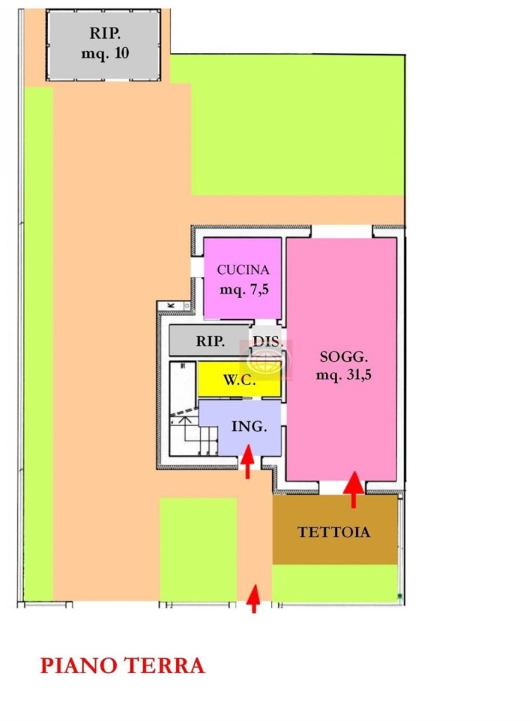 casa indipendente in vendita a Cesena in zona Sant'Egidio