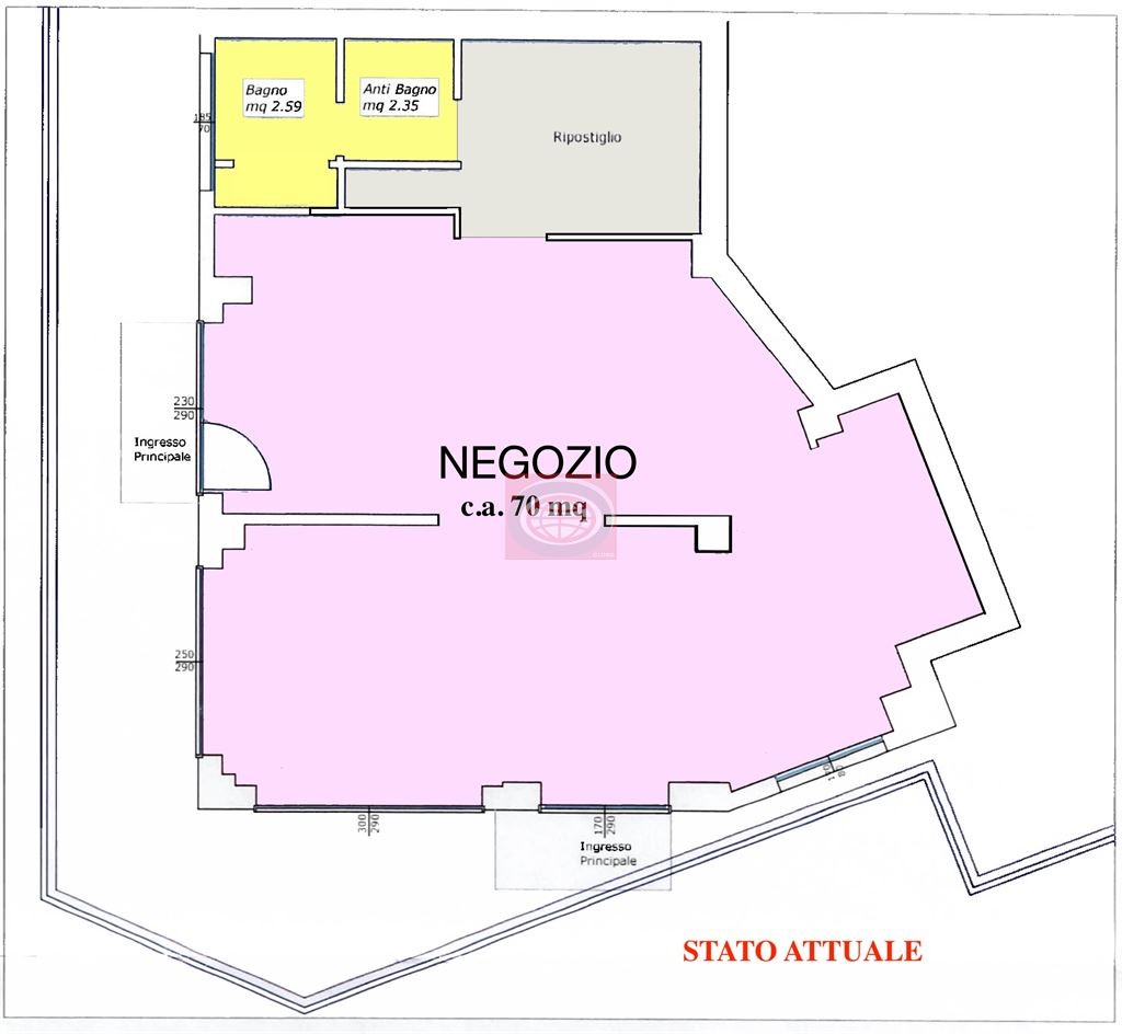 negozio in vendita a Cesena in zona Villa Chiaviche