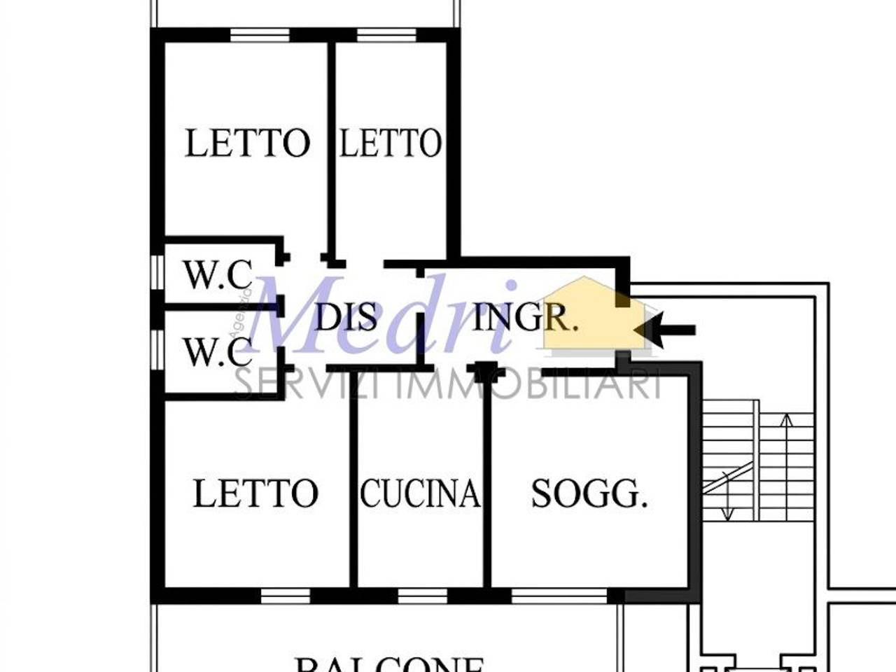 appartamento in vendita a Cesena in zona Torre del Moro