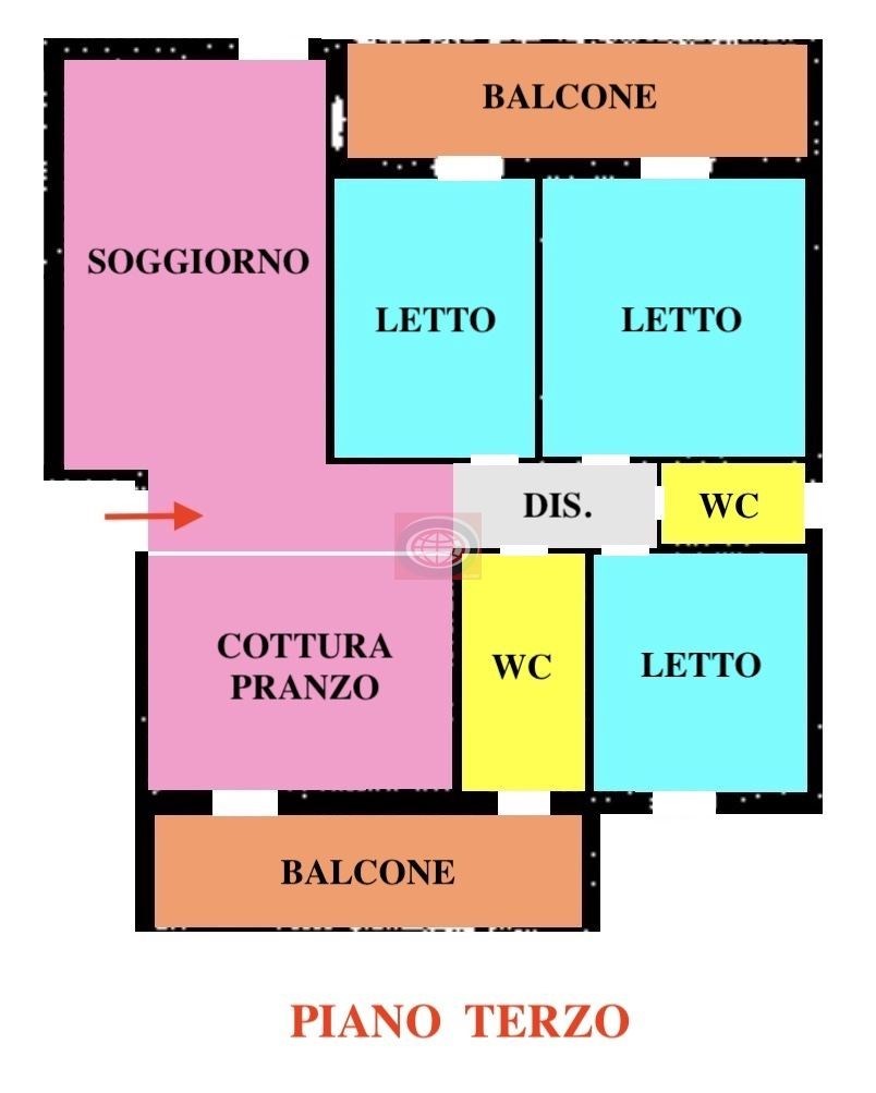 appartamento in vendita a Cesena in zona Fiorenzuola