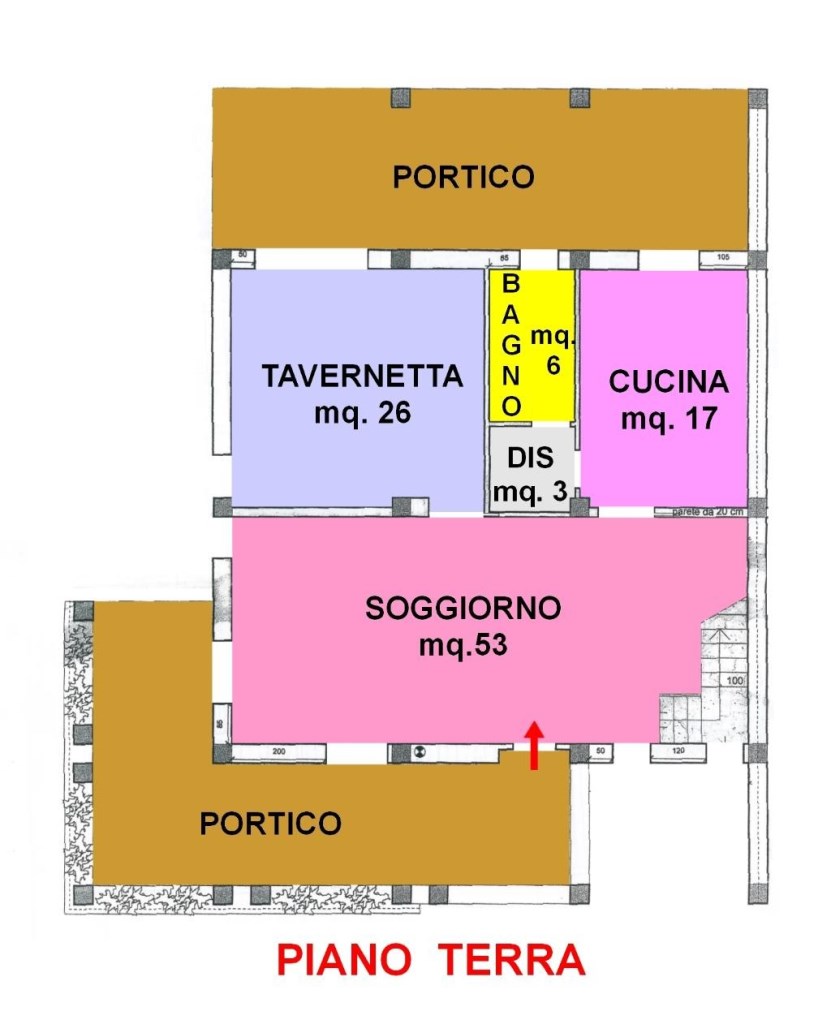 casa indipendente in vendita a Cesena in zona Barriera