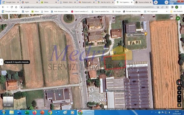 terreno edificabile in vendita a Cesenatico in zona Capannaguzzo