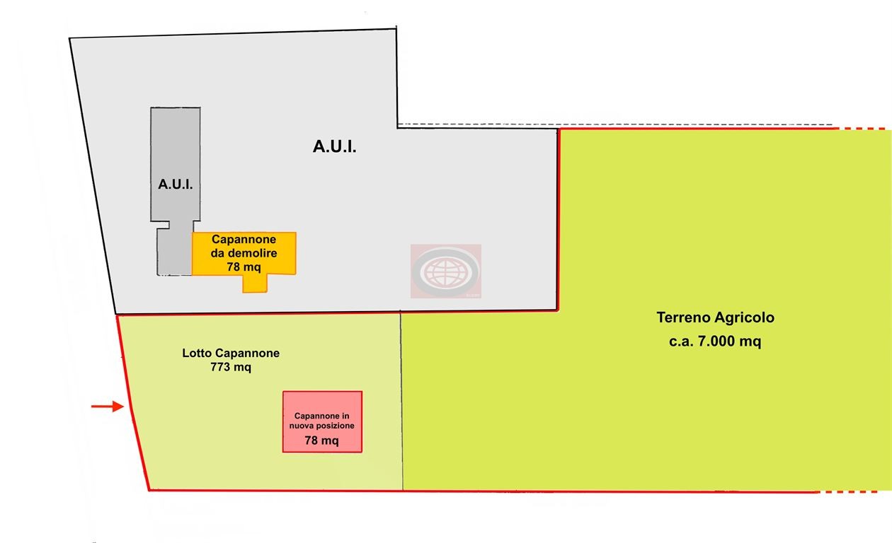 terreno agricolo in vendita a Cesenatico in zona Borella