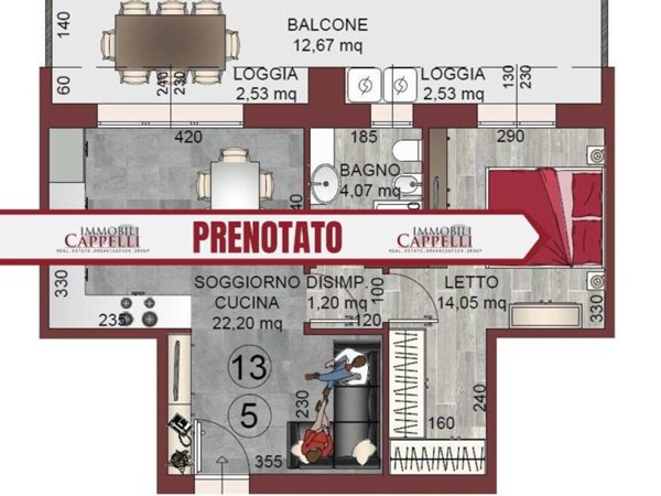 appartamento in vendita a Forlì