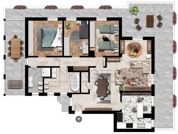 appartamento in vendita a Forlì in zona Musicisti / Grandi Italiani