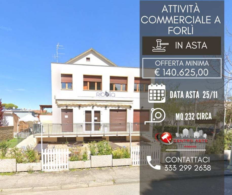 negozio in vendita a Forlì in zona Cà Ossi