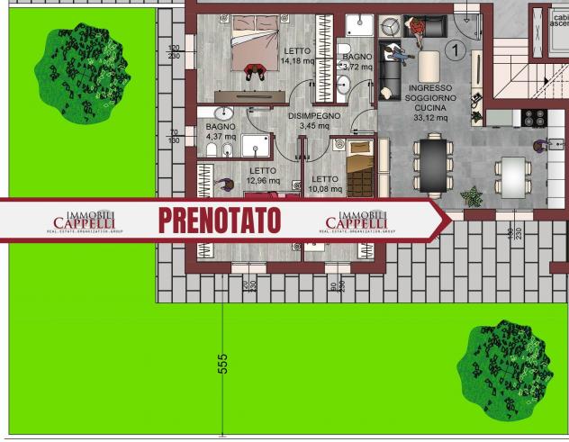appartamento in vendita a Forlì in zona Coriano