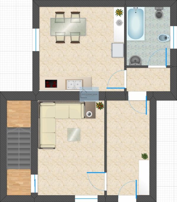 casa indipendente in vendita a Forlì in zona Ronco