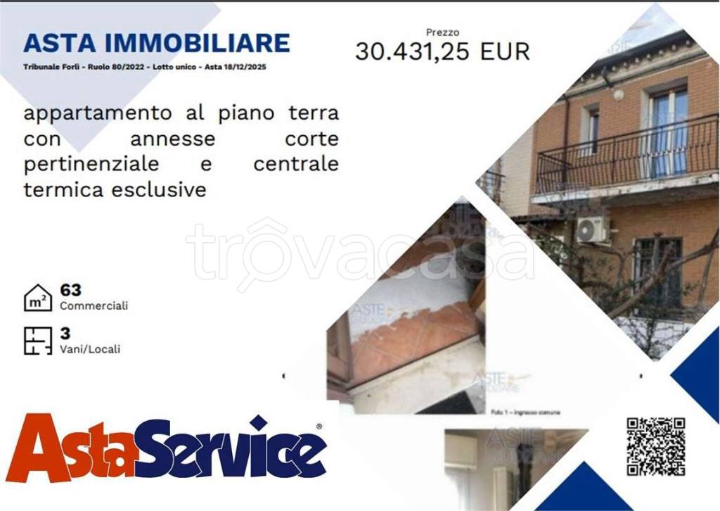 appartamento in vendita a Forlì in zona Ronco