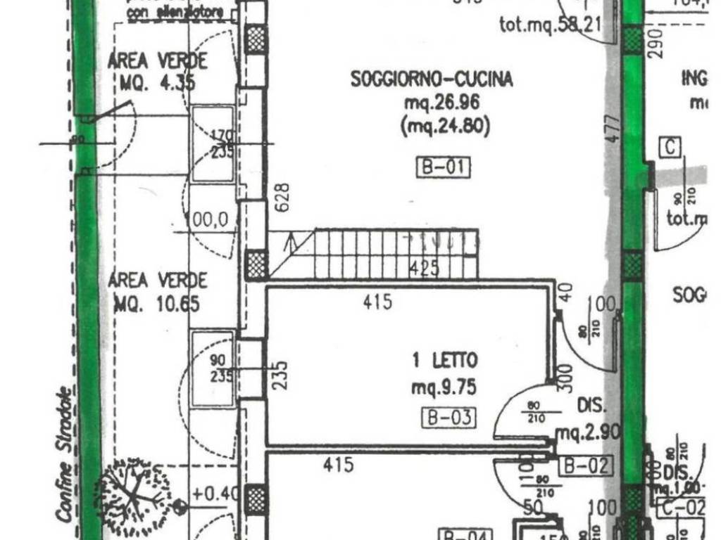 appartamento in vendita a Forlì in zona San Benedetto