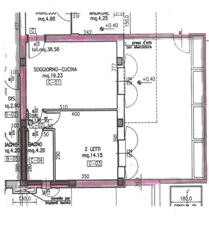 appartamento in vendita a Forlì in zona San Benedetto