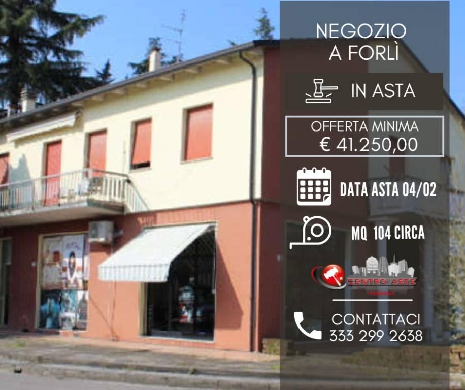 negozio in vendita a Forlì in zona Cà Ossi